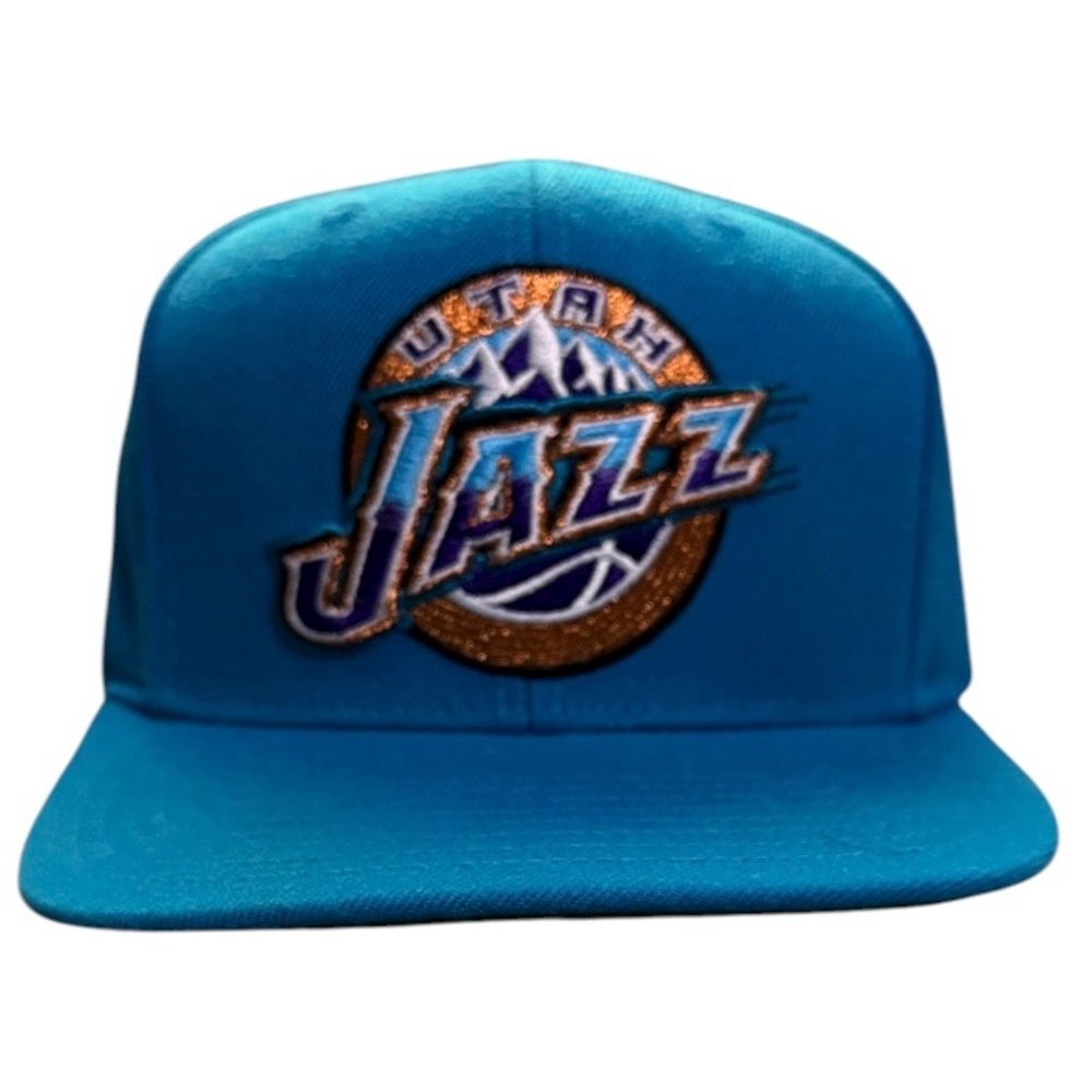 Utah Jazz Mitchell & Ness Hardwood Classics Hat Blue Snap Back Men’s OS